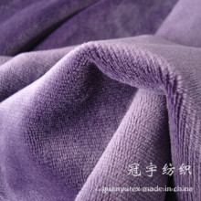 Short Hair Velour Polyester Fabric for Sofa